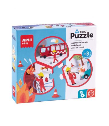 Puzzle trzyczęściowe Apli Kids - Zawody 3+